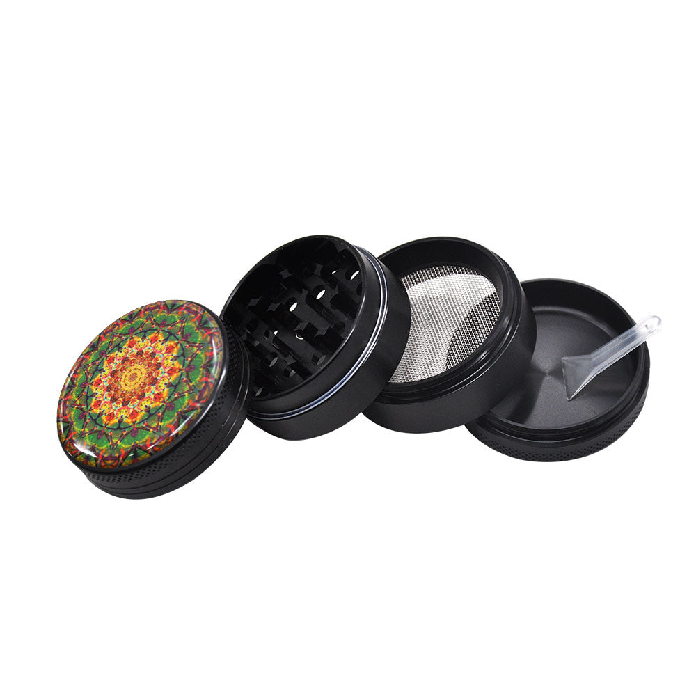 Mandala Series Metal Aluminum Smoking Herb Grinder 50MM