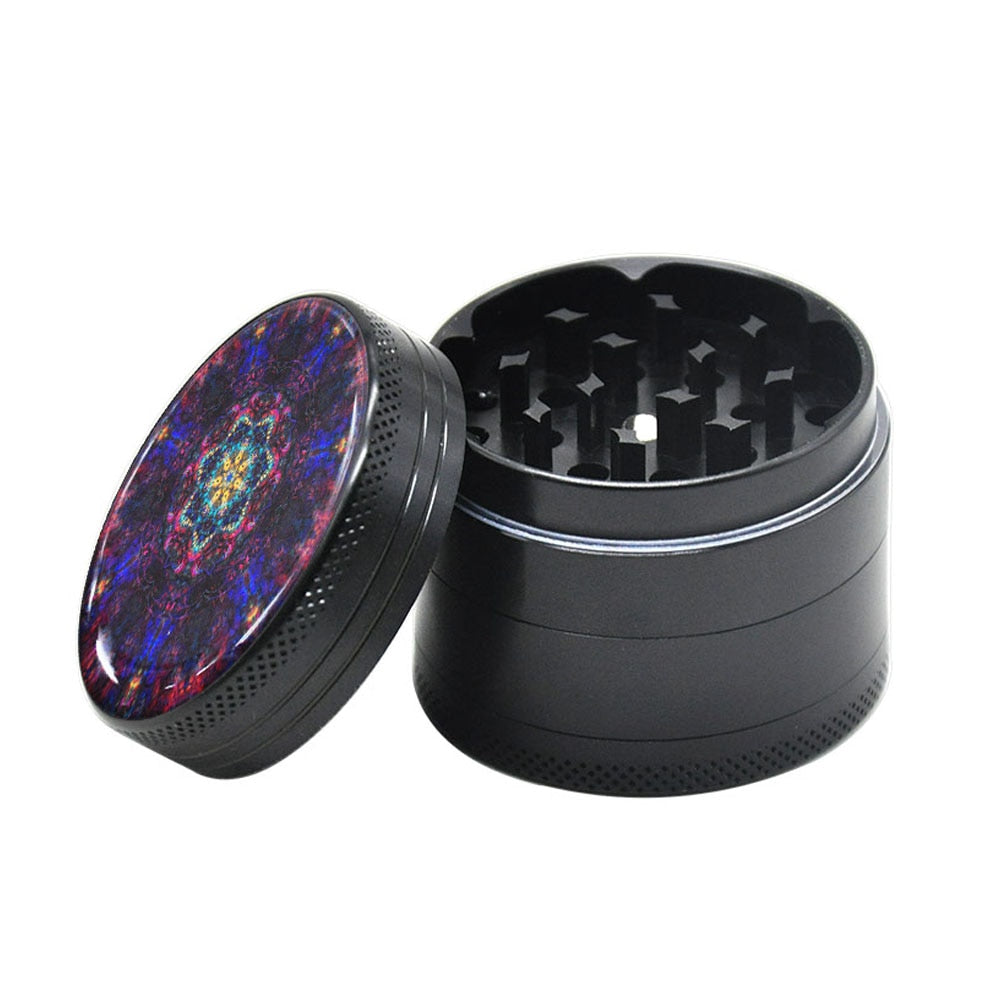 Mandala Series Metal Aluminum Smoking Herb Grinder 50MM