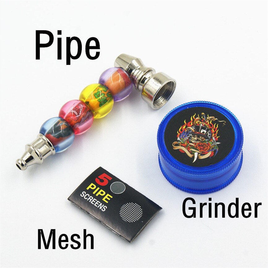 Pipe, 5pc Mesh Packet, and Plastic Grinder kit