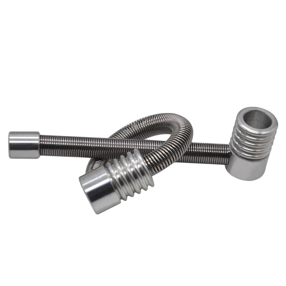 Flexible Aluminum Spring Metal Tobacco Pipe