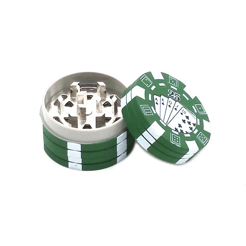 3 Layers Poker Chip Style Herb Grinder