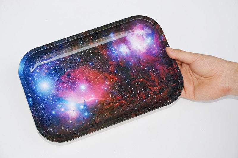 Metal Tobacco Rolling Tray 1pcs Length 28.8 CM *Width 18.8 CM