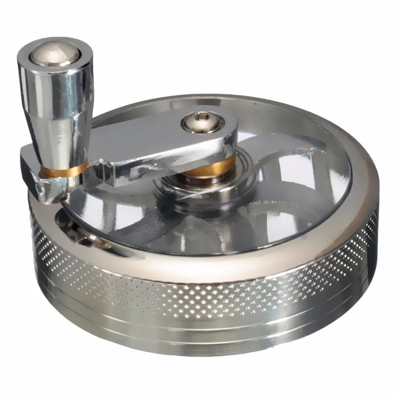 4 Layers Herb Aluminium Grinder Hand Crank