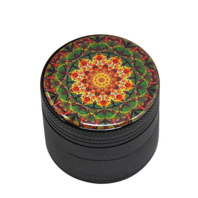 Mandala Series Metal Aluminum Smoking Herb Grinder 50MM