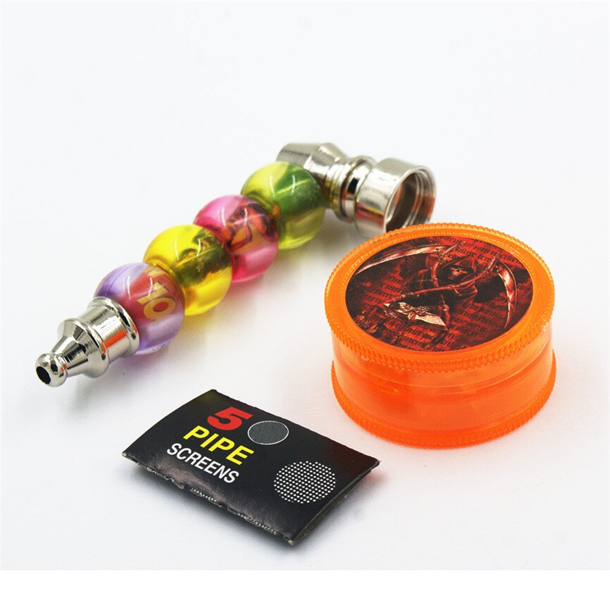 Pipe, 5pc Mesh Packet, and Plastic Grinder kit