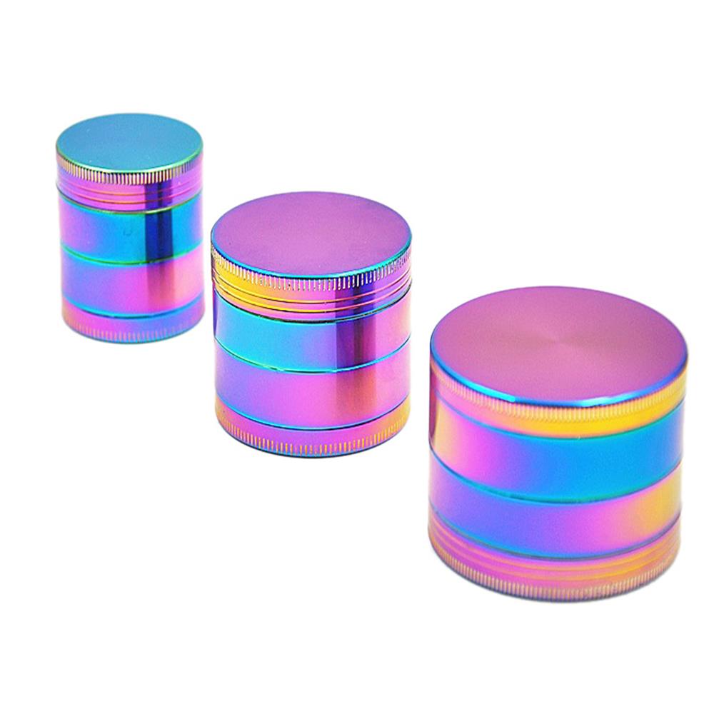 Zinc Herb Grinder Dazzle Color 4 Layer