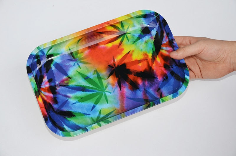 Metal Tobacco Rolling Tray 1pcs Length 28.8 CM *Width 18.8 CM