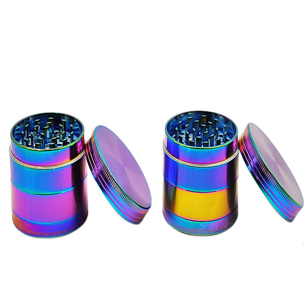 Zinc Herb Grinder Dazzle Color 4 Layer