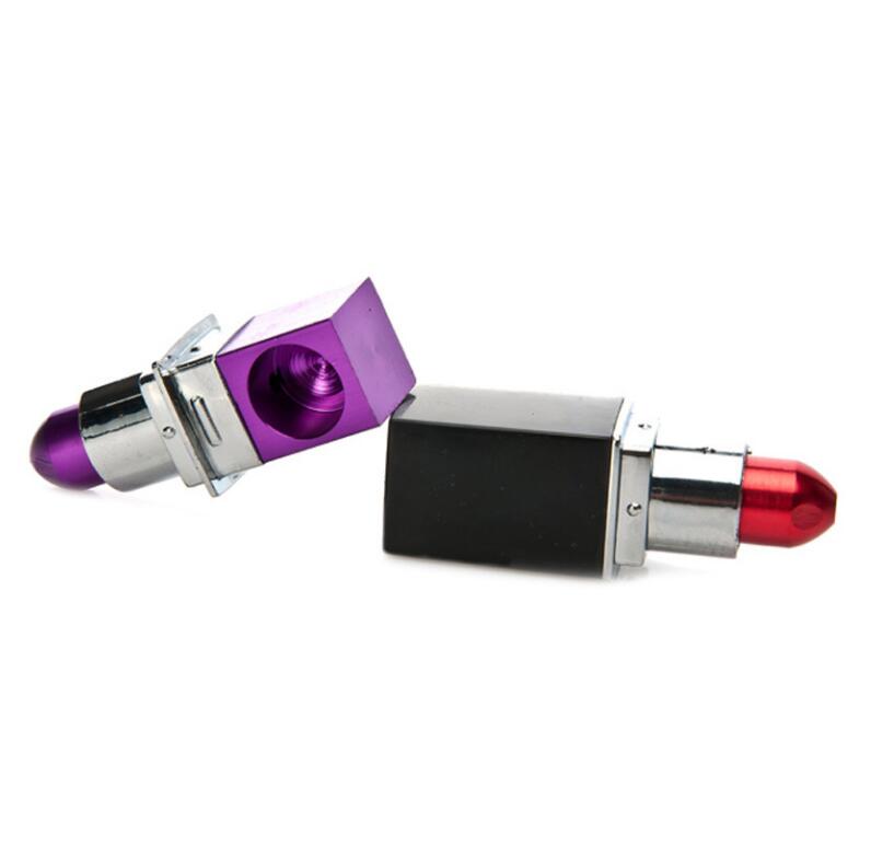 Metal Lipstick Smoking Pipes Novelty Gift for Men/women