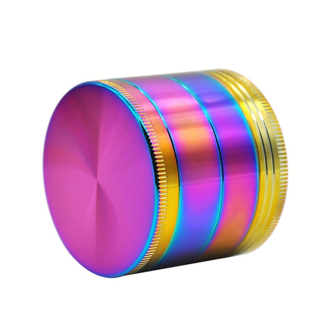 Zinc Herb Grinder Dazzle Color 4 Layer