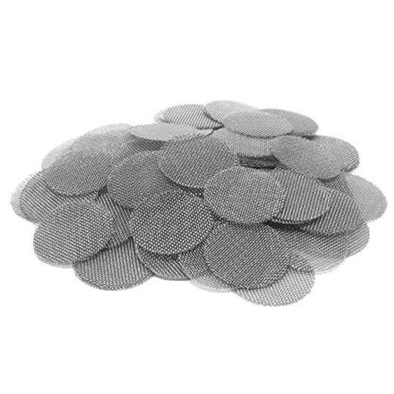 500pcs Thickened Stainless Steel Metal Filters Screens